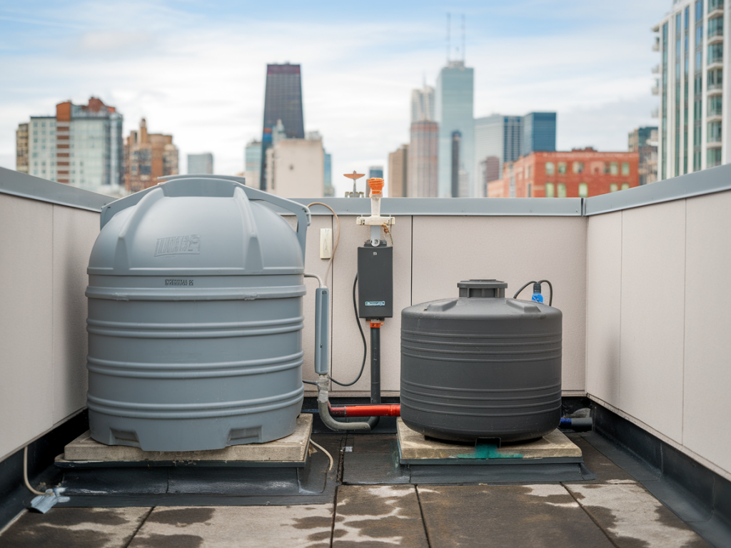 Comment installer un système de récupération d'eau de pluie sur un toit d'appartement et économiser jusqu'à 40% de votre arrosage